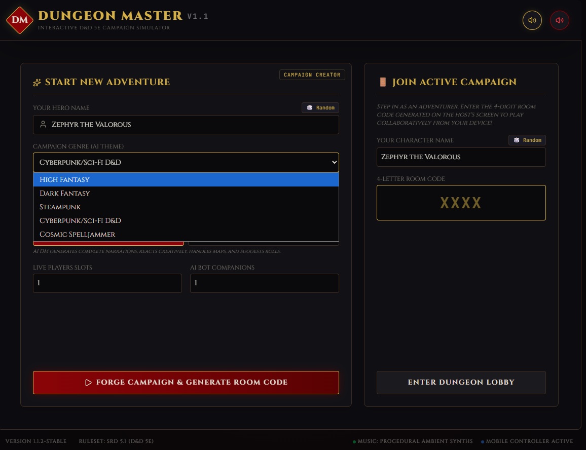 Dungeon Master AI Screenshot 2